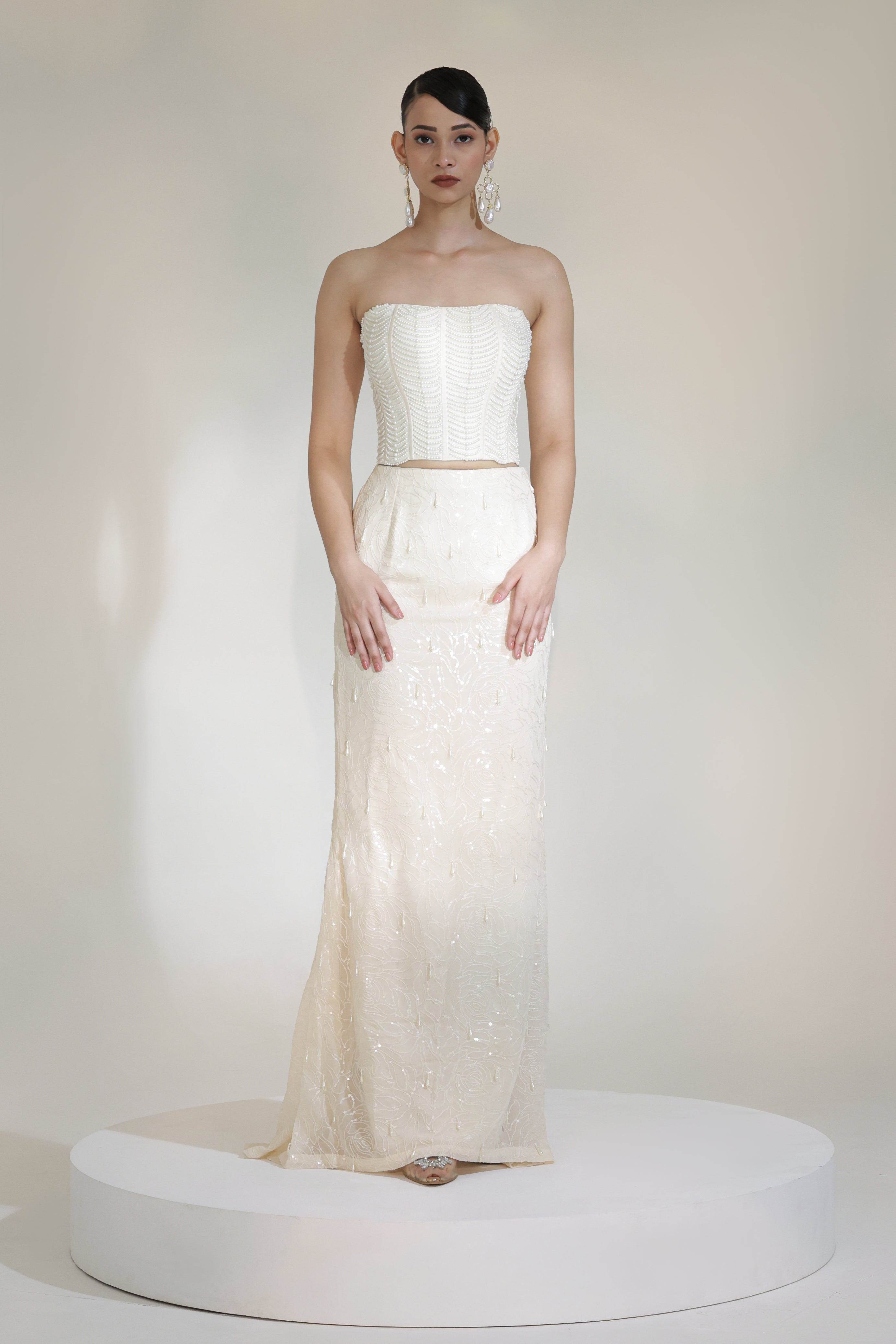 HALO FISH CUT LEHENGA SET